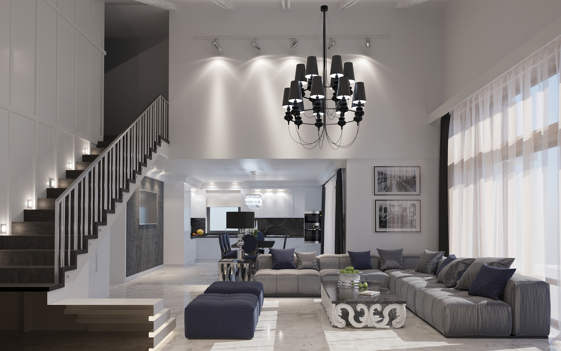 Living Room Lighting Design
