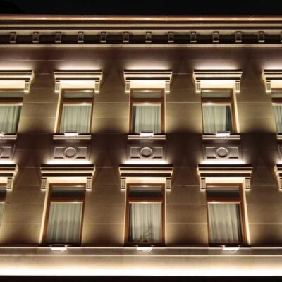 Highlighting Facade Wall