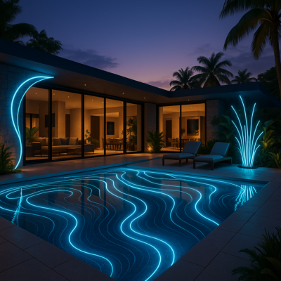 Dynamic Bioluminescent Lighting for Villas
